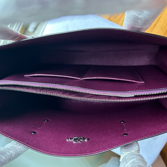 COACH Charlie Carryall with Metallic Interior(original packing intact) - Picture 6 of 14